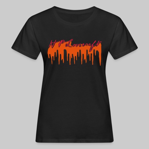 Lovecraft Unterschrift mit Blut groß - Frauen Bio-T-Shirt