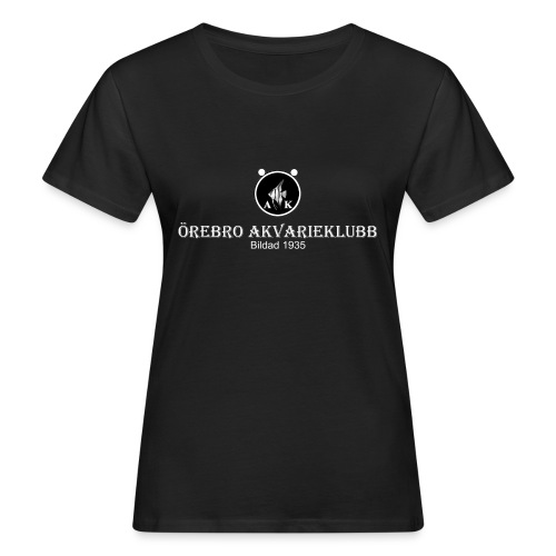 nyloggatext2medvitaprickar - Ekologisk T-shirt dam