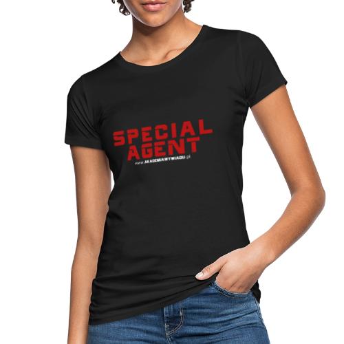 Emblemat Special Agent marki Akademia Wywiadu™ - Ekologiczna koszulka damska