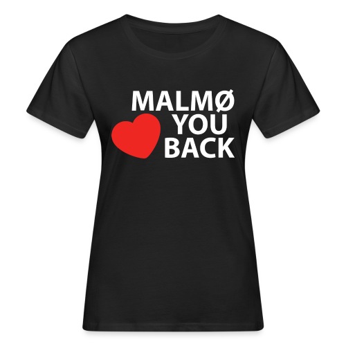 malmo heart you back minion white - Ekologisk T-shirt dam