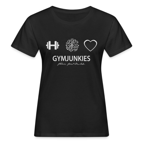 -Fitness, Food & Love- tasje - Vrouwen Bio-T-shirt