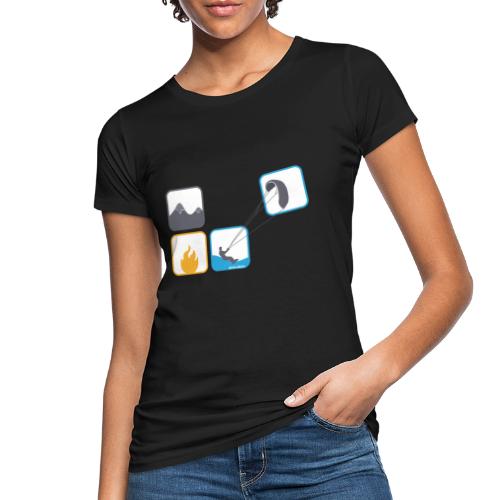 HEITERKITE ELEMENTS - Frauen Bio-T-Shirt