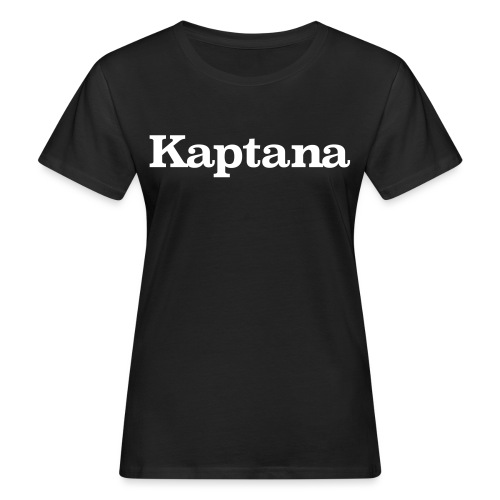 KAPTANA Logo groot - Vrouwen Bio-T-shirt