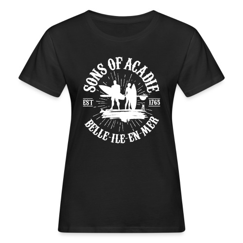 SONS OF ACADIE SURFEURS - T-shirt bio Femme