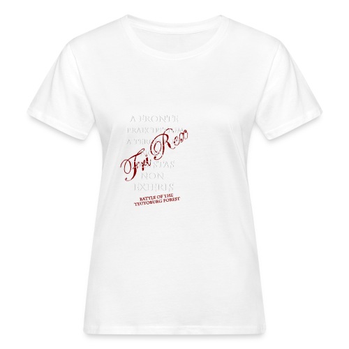 FriRex Design Arminius schwarz - Frauen Bio-T-Shirt