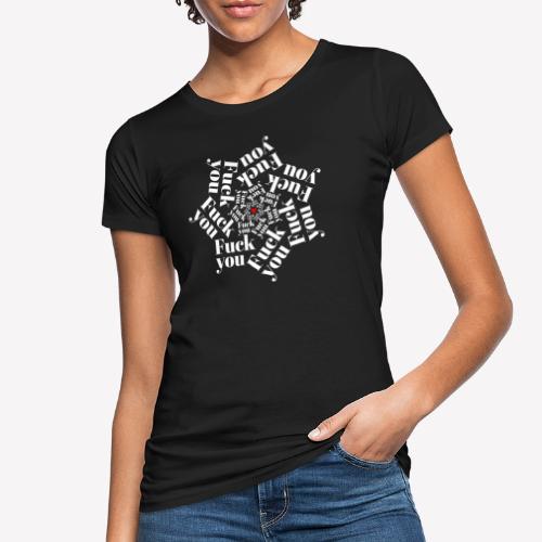 Fuck You - Mandala Stern (weiß) - Frauen Bio-T-Shirt