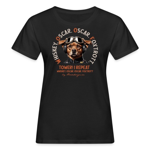 Hund - Woof - Frauen Bio-T-Shirt