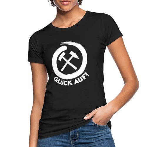 Eisen und Schlägel - Glück auf! - Frauen Bio-T-Shirt