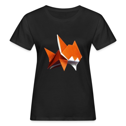 Jumping Cat Origami - Cat - Gato - Katze - Gatto - Women's Organic T-Shirt