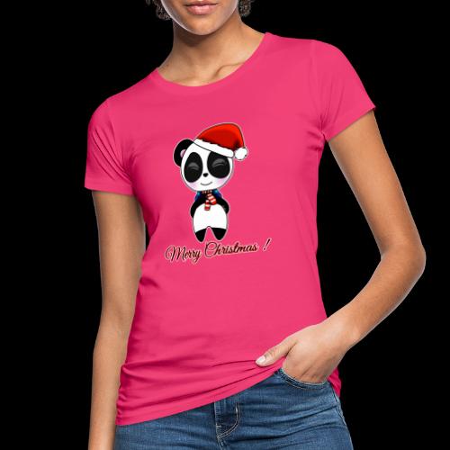 Panda noel - T-shirt bio Femme