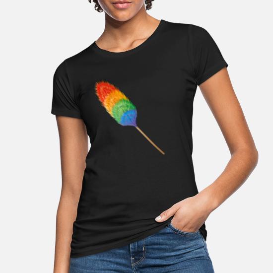 Plumeau regenboogkleuren' Vrouwen bio T-shirt | Spreadshirt