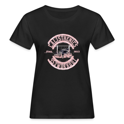 CalisthenicsdrkcldWomensROSAFINAL png - Frauen Bio-T-Shirt