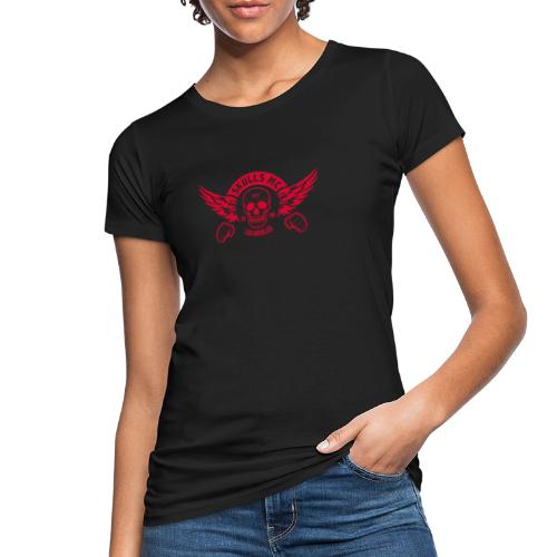Sia Crowley - Skulls MC - Rot - Logo - Frauen Bio-T-Shirt