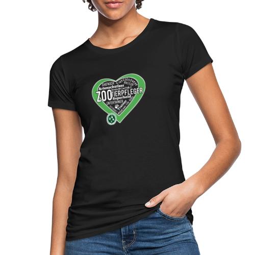 Zootierpfleger Herz - Frauen Bio-T-Shirt