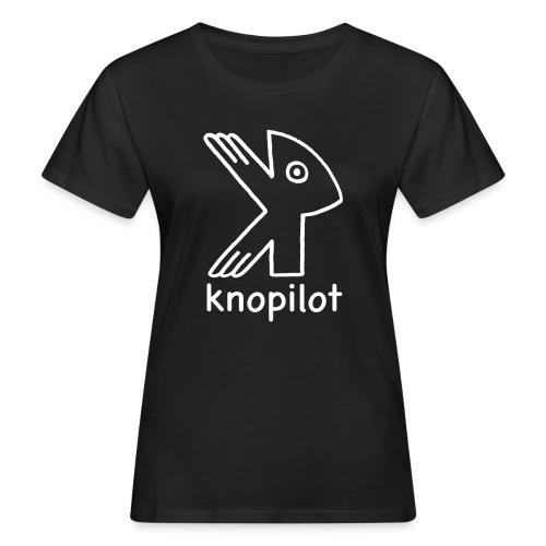 K_Vogel weiss Knopilot - Frauen Bio-T-Shirt
