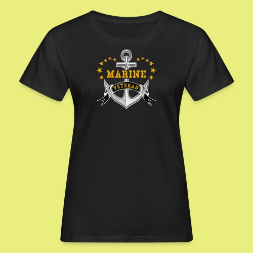 Anker Marine Veteran - Frauen Bio-T-Shirt