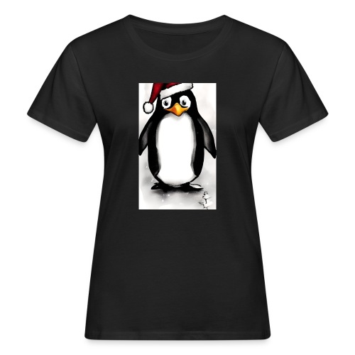 Christmas Penguin - Frauen Bio-T-Shirt