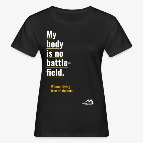 medica mondiale e.V. - Kampagne englisch - Frauen Bio-T-Shirt