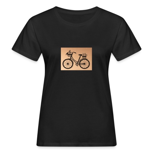 Vélo de promenade fleuri - T-shirt bio Femme