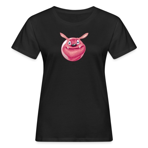 rotes monster - Frauen Bio-T-Shirt