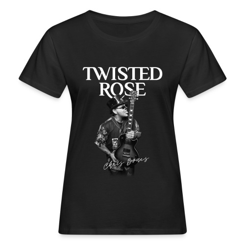Twisted Rose Chris Bones Shirt (Black) - Frauen Bio-T-Shirt