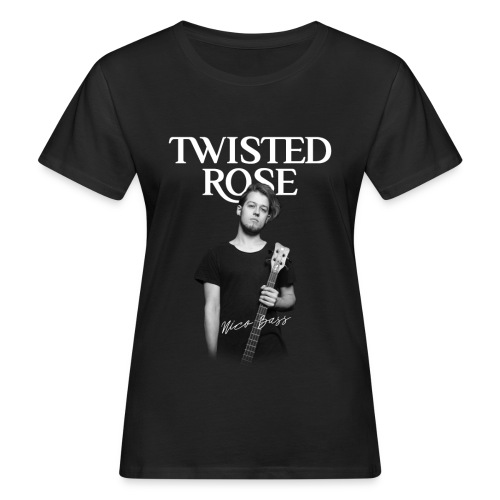 Twisted Rose Nico Bass Shirt (Black) - Frauen Bio-T-Shirt