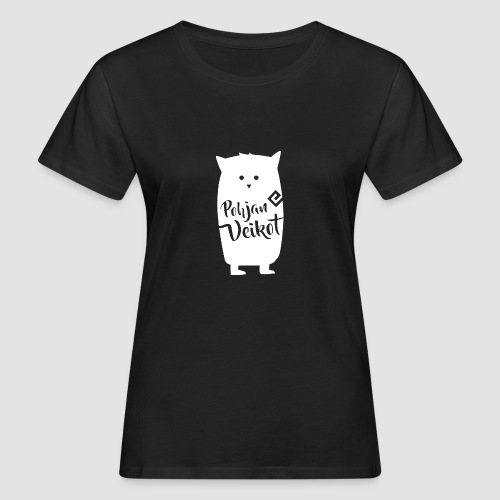 Veikko-pöllö valkoinen - Naisten luonnonmukainen t-paita