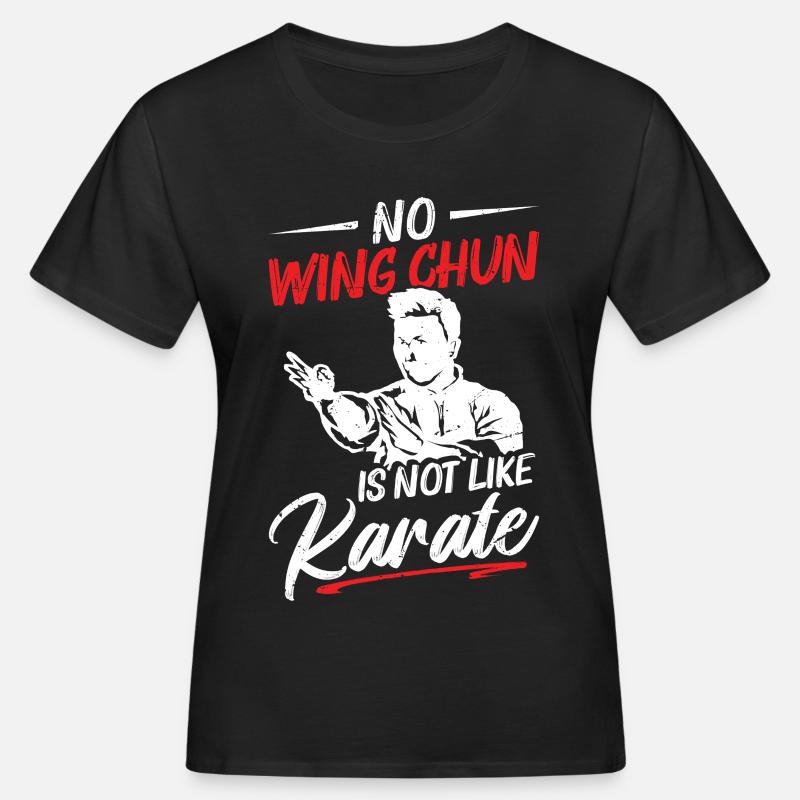  Wing Chun Instructor Training Martial Arts Wing - Women's Organic T-Shirt - black