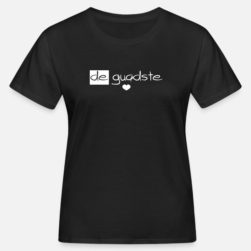 de guadste - the best Austrian dialect - Women's Organic T-Shirt - black