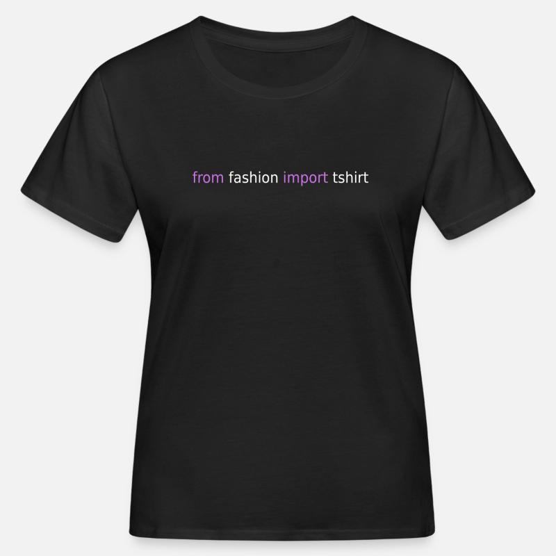 Python Shirt - Women's Organic T-Shirt - black