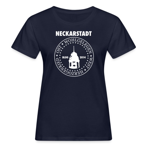 Neckarstadt – Blog seit 2014 (Logo hell) - Frauen Bio-T-Shirt