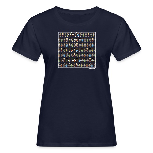 Wimmelbild Bavarions - Frauen Bio-T-Shirt