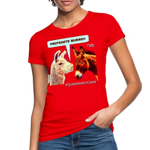 PROTEGETE BURRO - Camiseta ecológica mujer