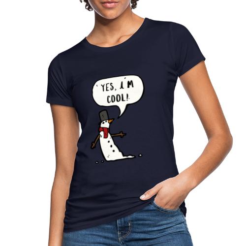 Cooler Schneemann - Frauen Bio-T-Shirt