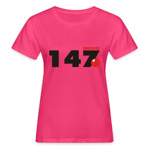 147 Snooker - Frauen Bio-T-Shirt