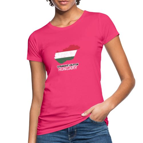 Straight Outta Hungary country map - Women's Organic T-Shirt