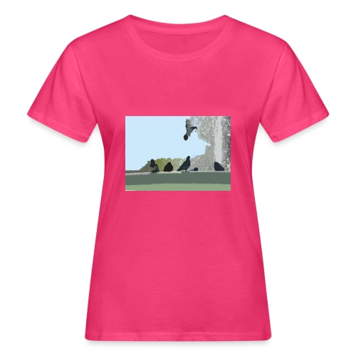Chillin' pigeons - Vrouwen Bio-T-shirt
