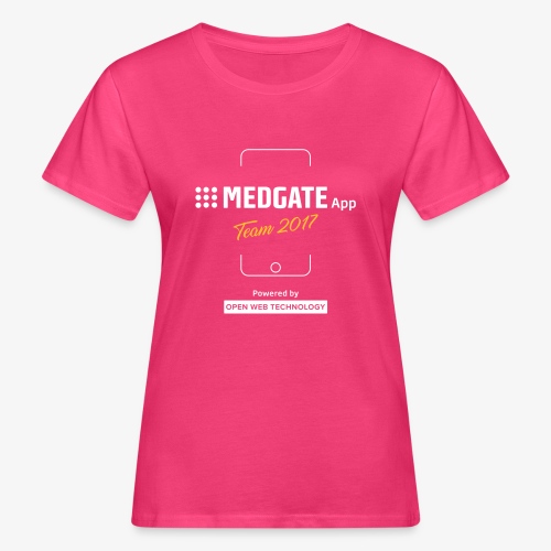Medgate App Team 2017 Dark - Frauen Bio-T-Shirt