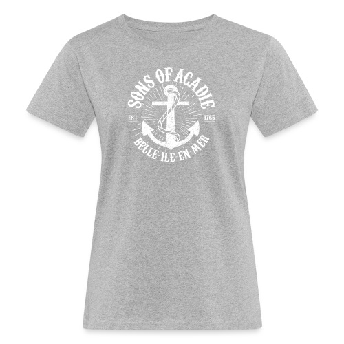 Sons of Acadie Ancre Blanche - T-shirt bio Femme