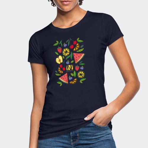 früchte neschwerk - Frauen Bio-T-Shirt
