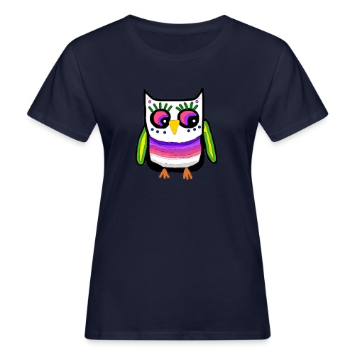 Colorful owl - Women's Organic T-Shirt