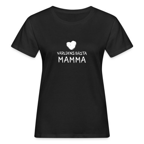 Världens bästa Mamma Toothy white - Ekologisk T-shirt dam