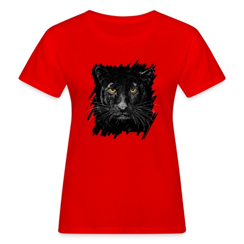 Schwarzer Panther - Frauen Bio-T-Shirt