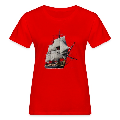 Segelschiff - Frauen Bio-T-Shirt