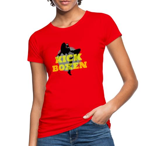 Kickboxen gelb-schwarz - Frauen Bio-T-Shirt