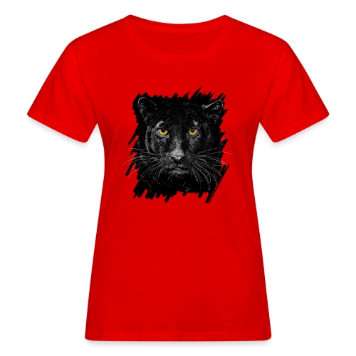 Schwarzer Panther - Frauen Bio-T-Shirt
