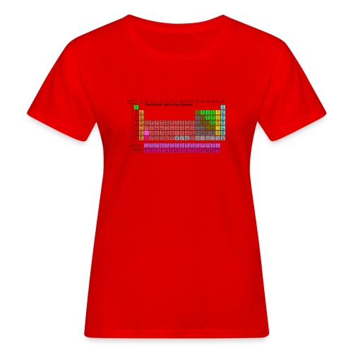 Das Periodensystem der Elemente - Frauen Bio-T-Shirt