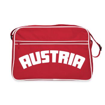 Autriche - Sac Retro - rouge/blanc - Devant