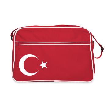 Drapeau turc - Sac Retro - rouge/blanc - Devant