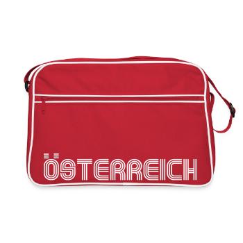 Autriche 70 fontes - Sac Retro - rouge/blanc - Devant